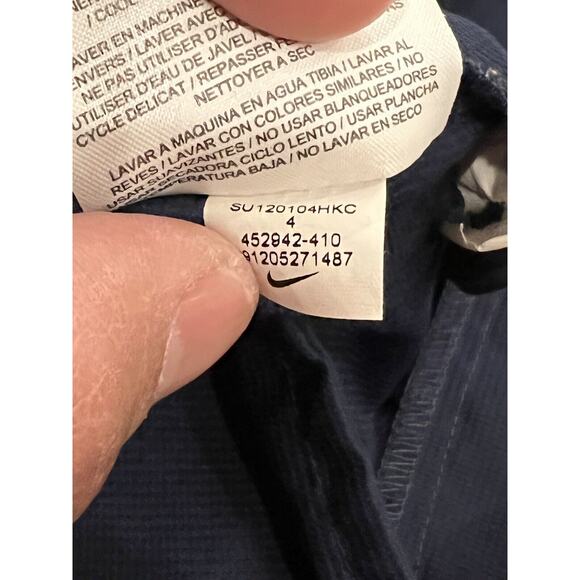 Nike Womens Blue Dri-Fit Golf Tour Performance Stretch Shorts Size 4 452942-410 - Picture 7 of 10